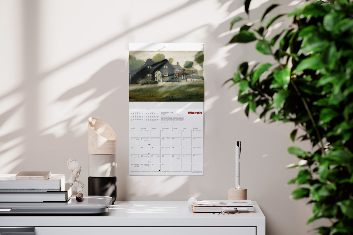LS Lowry 2027 Mini Wall Calendar