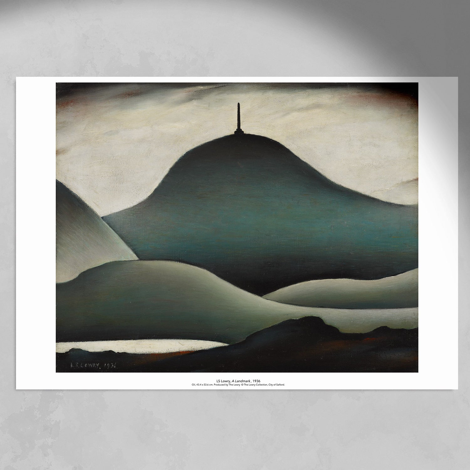 LS Lowry Print: A Landmark (1936)