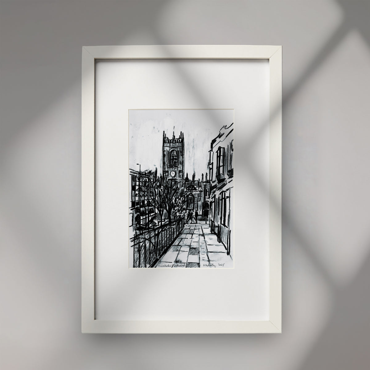 Anthony McCarthy Framed: Manchester Cathedral (Original Artwork)