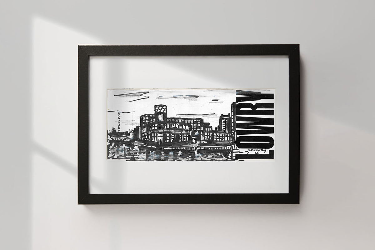 Anthony McCarthy Framed Print: Lowry Ticket Stub (Original Artwork)