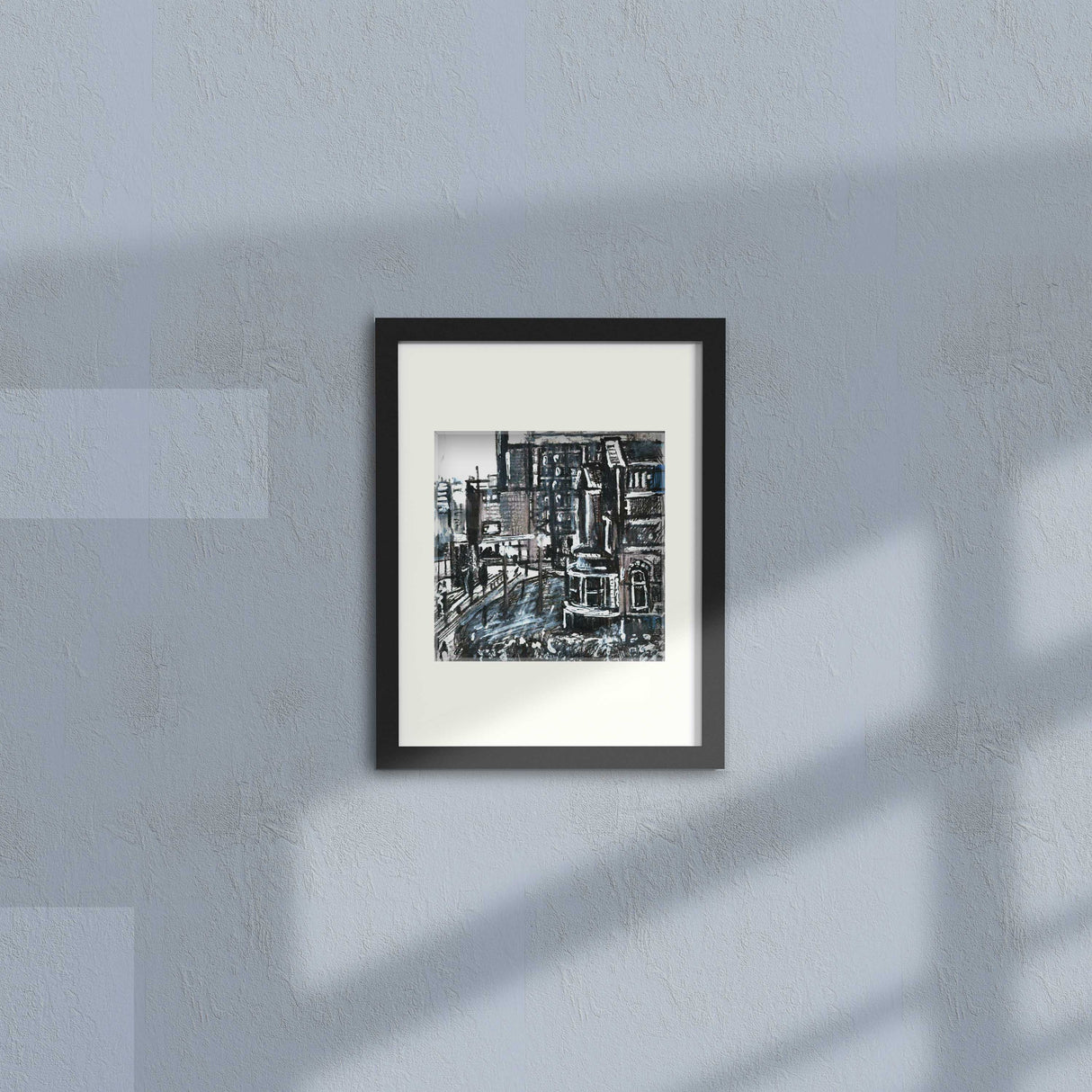 Anthony McCarthy Framed Print: Salford Gallery, View from the Peel Building (Original Artwork)