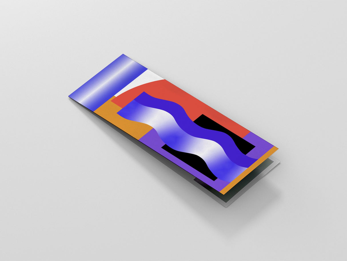 Camille Walala Magnetic Bookmark: Red