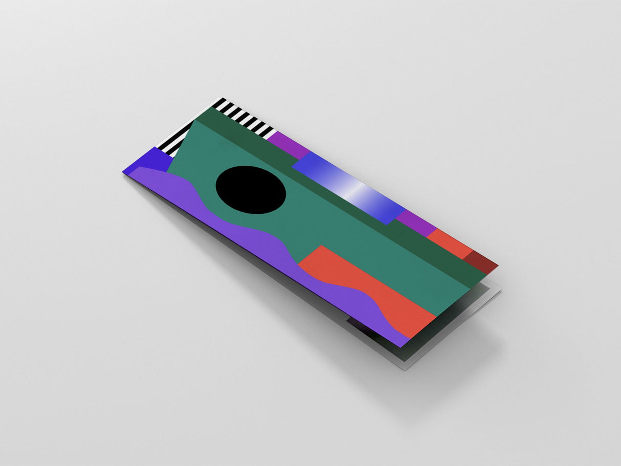 Camille Walala Magnetic Bookmark: Teal