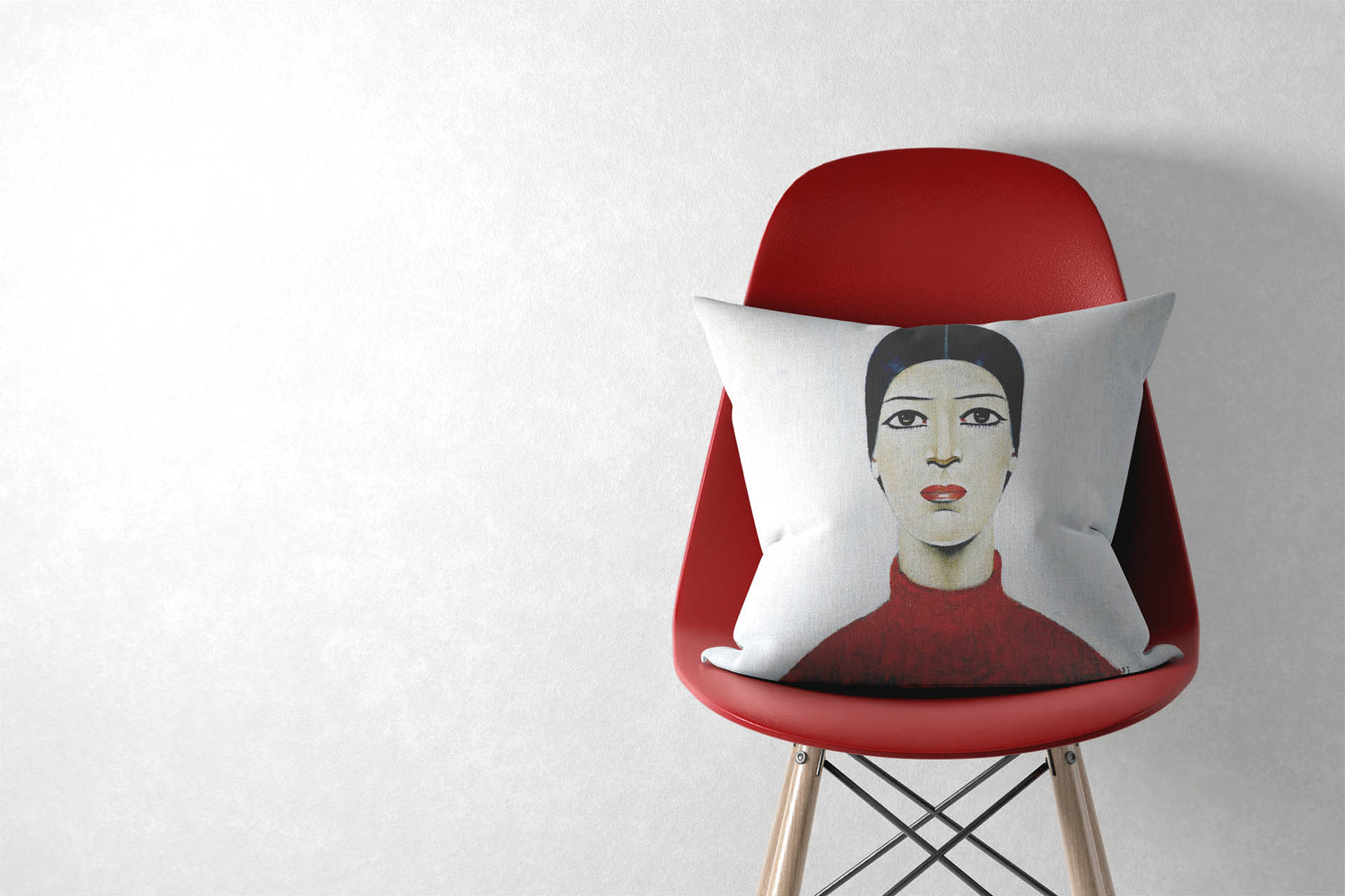 LS Lowry Cushion: Portrait of Ann (1957)