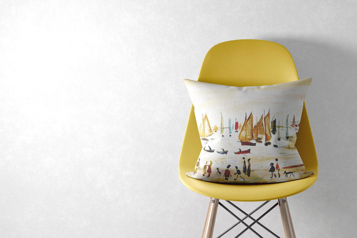 LS Lowry Cushion: Yachts (1959)