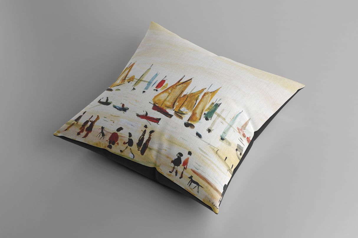 LS Lowry Cushion: Yachts (1959)