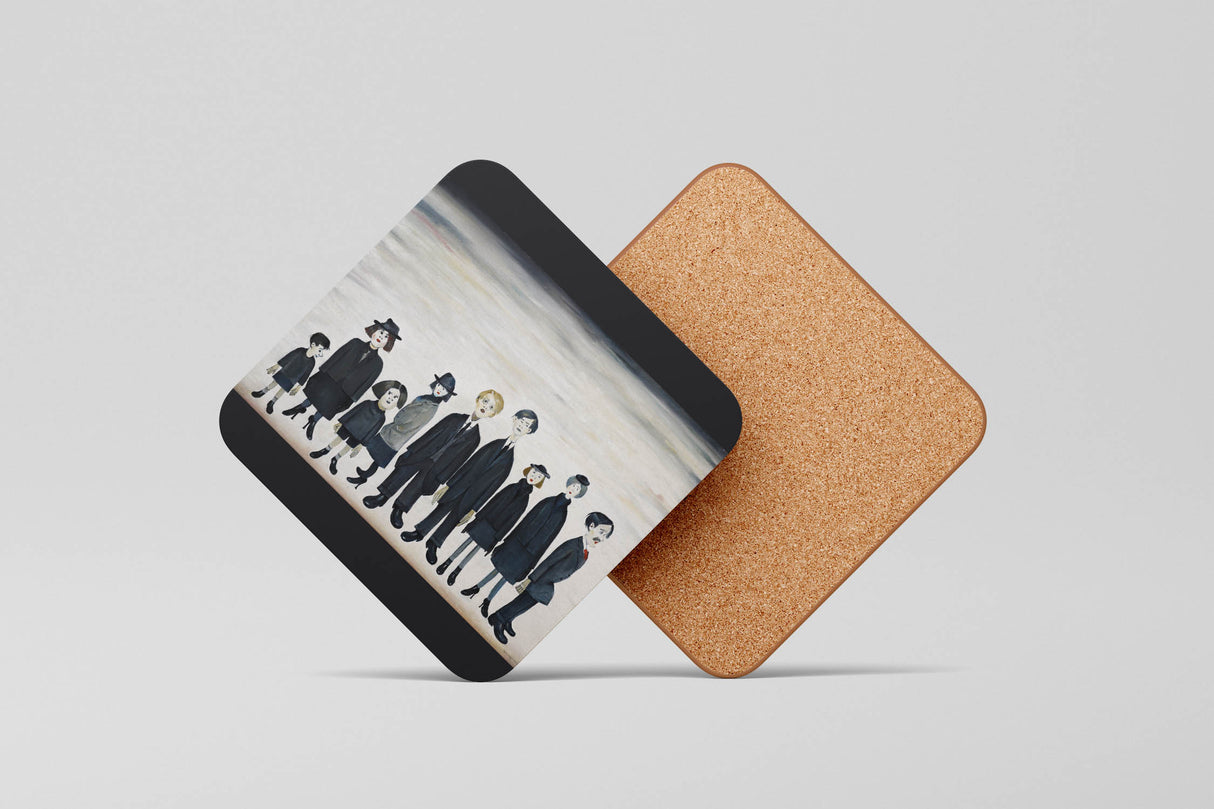 LS Lowry Coaster: Funeral Party (1953)