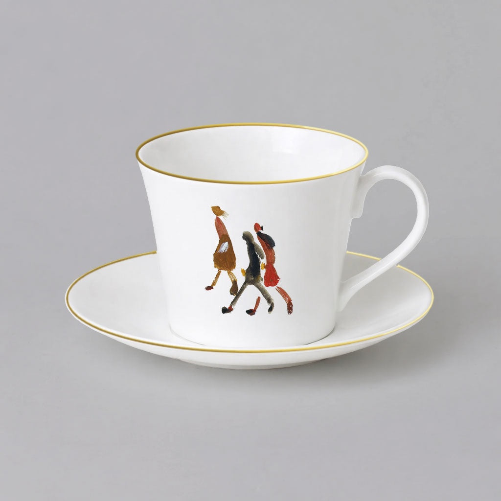 LS Lowry Mug Set: Going to Work (1959) Collectors Edition