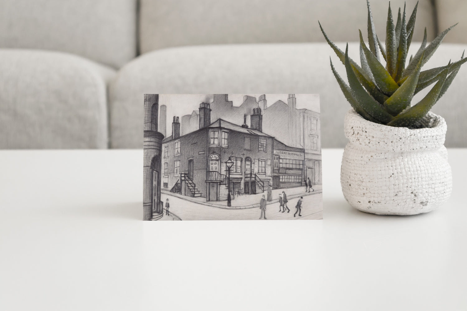 LS Lowry Greeting Card: Great Ancoats Street, Manchester (1930)