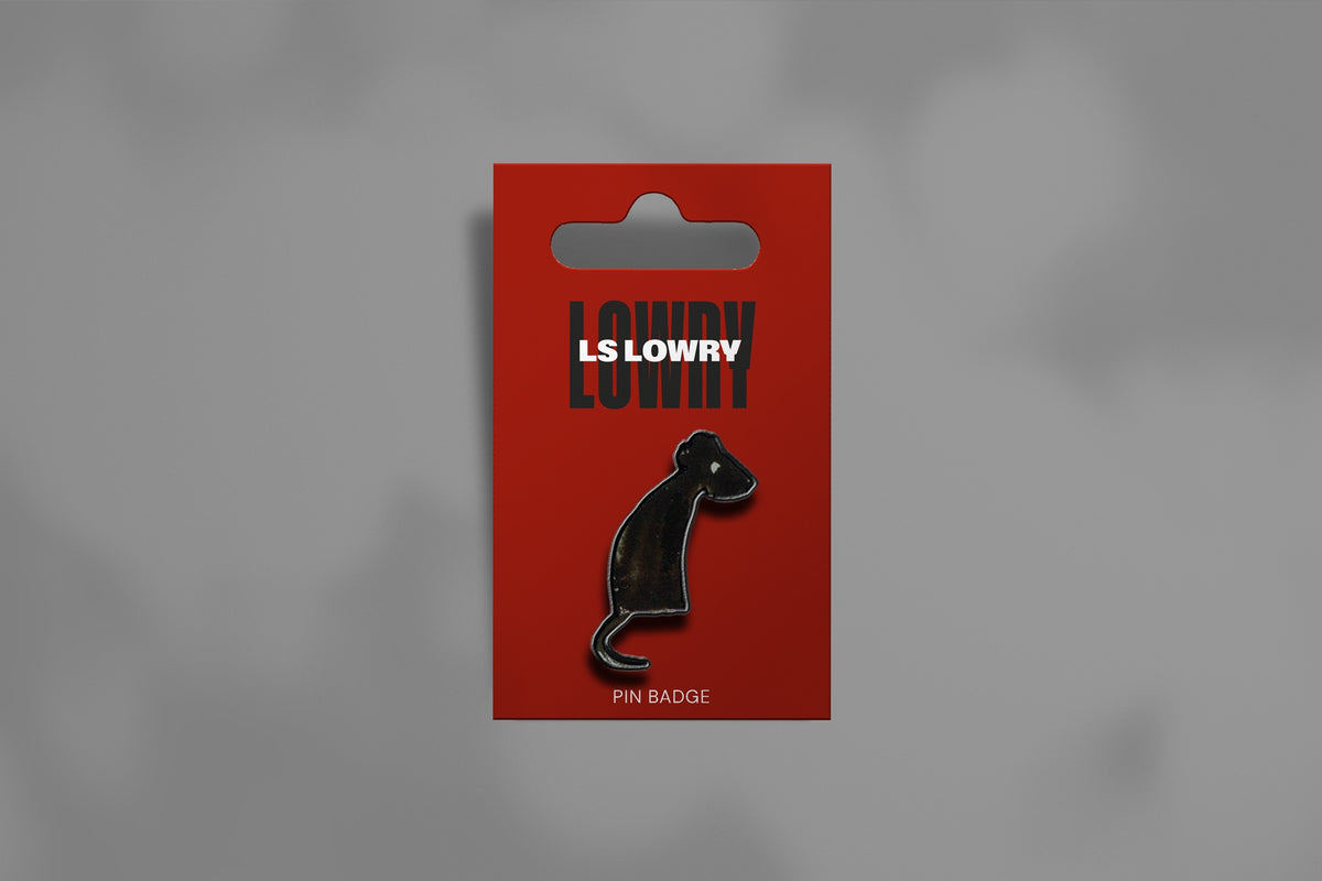 LS Lowry Pin Badge: Jack the Dog
