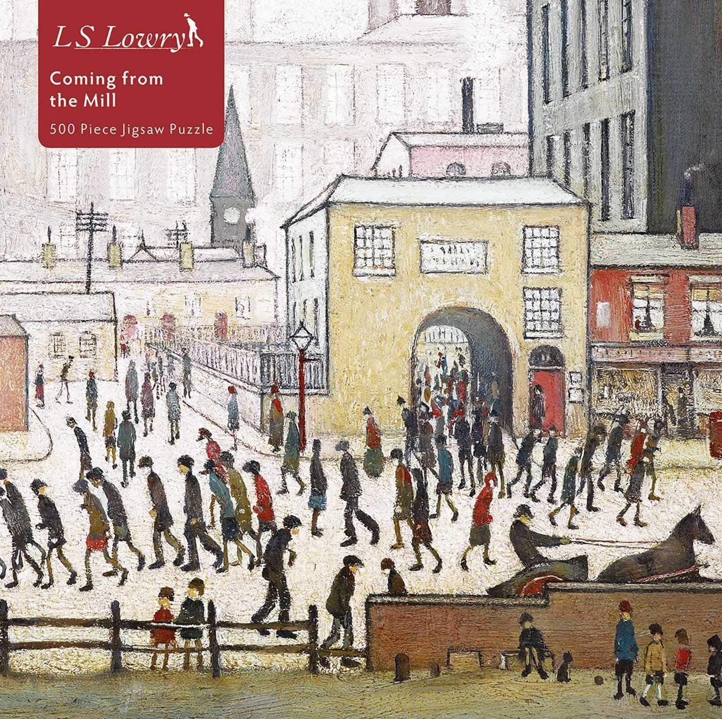 LS Lowry Jigsaw: Coming from the Mill (1930)