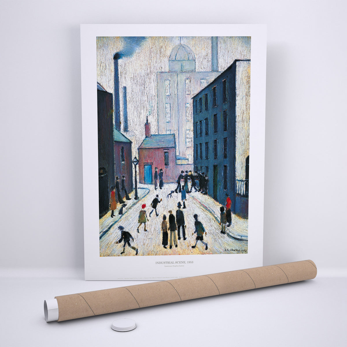 Industrial Scene By LS Lowry Fine Art Print The Lowry Shop industrial-scene-by-ls-lowry-fine-art-print-the-lowry-shop