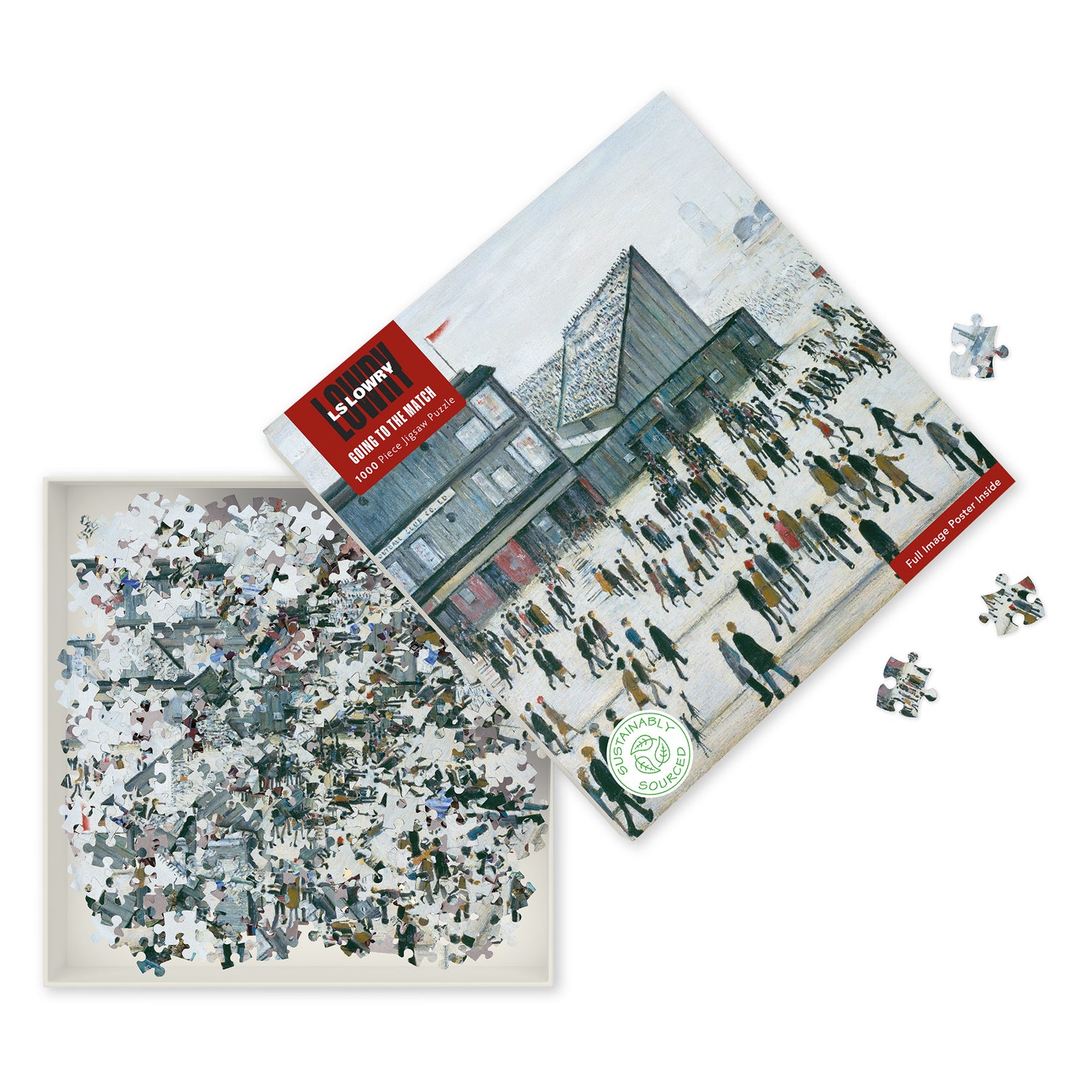 LS Lowry Jigsaw: Going to the Match (1953)