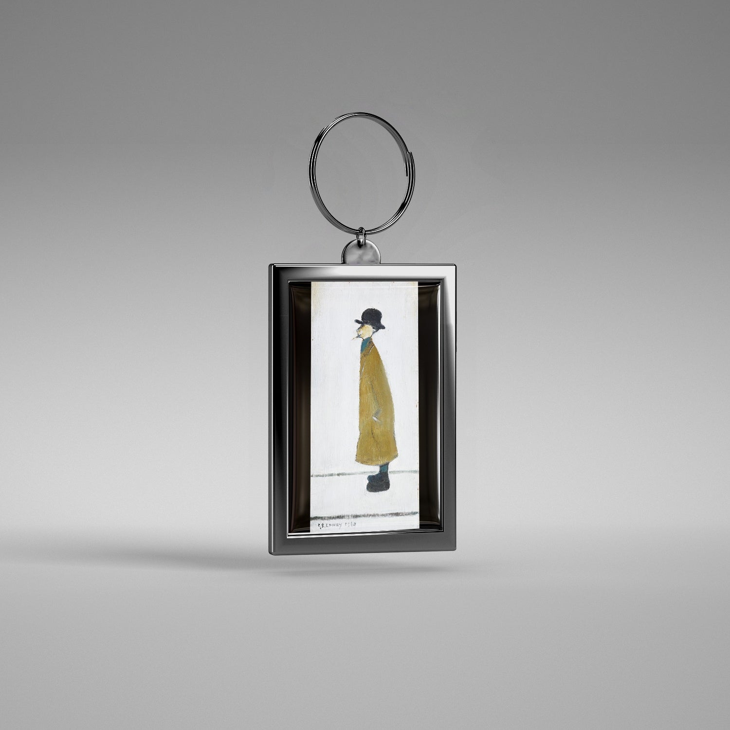 LS Lowry Keyring: Gentleman Looking at Something (1960)
