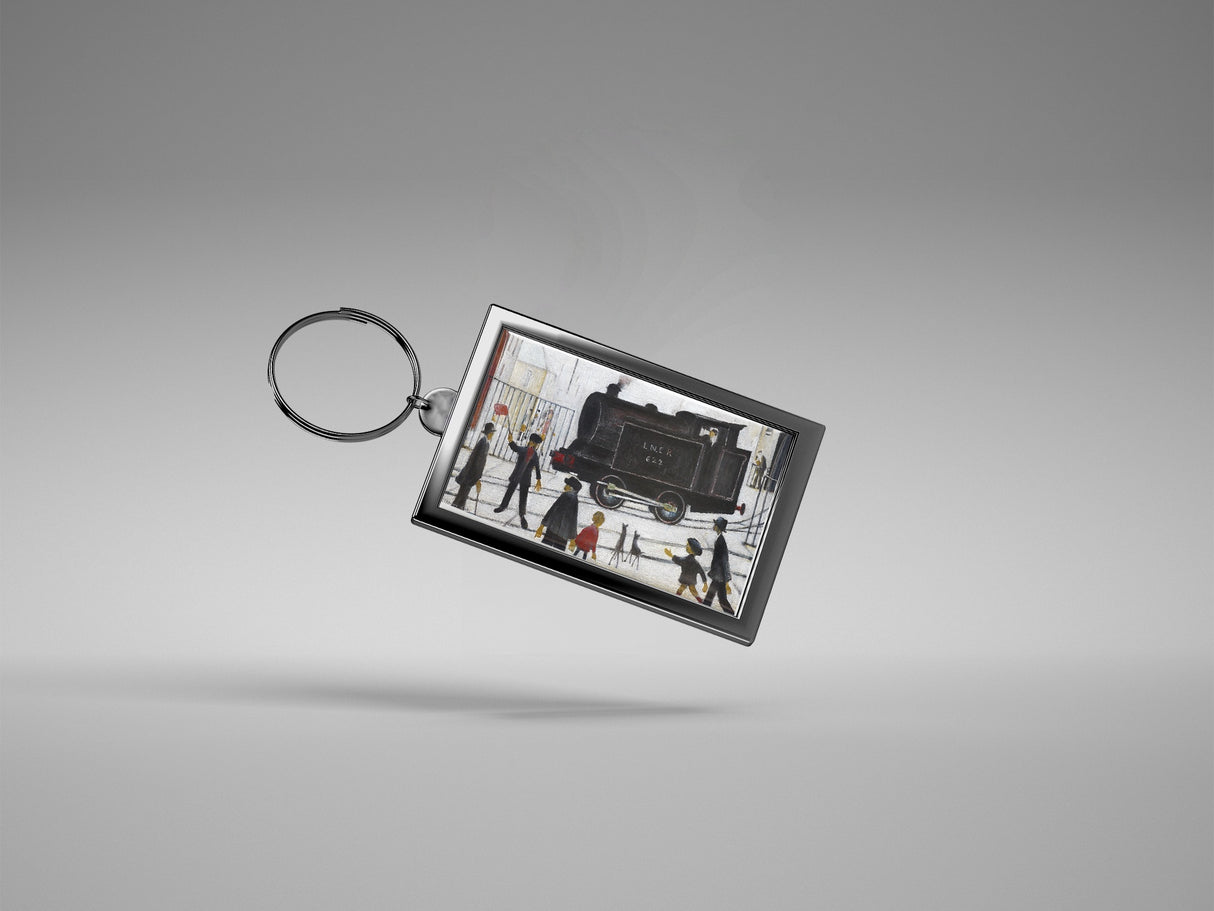 LS Lowry Keyring: Level Crossing (1946)