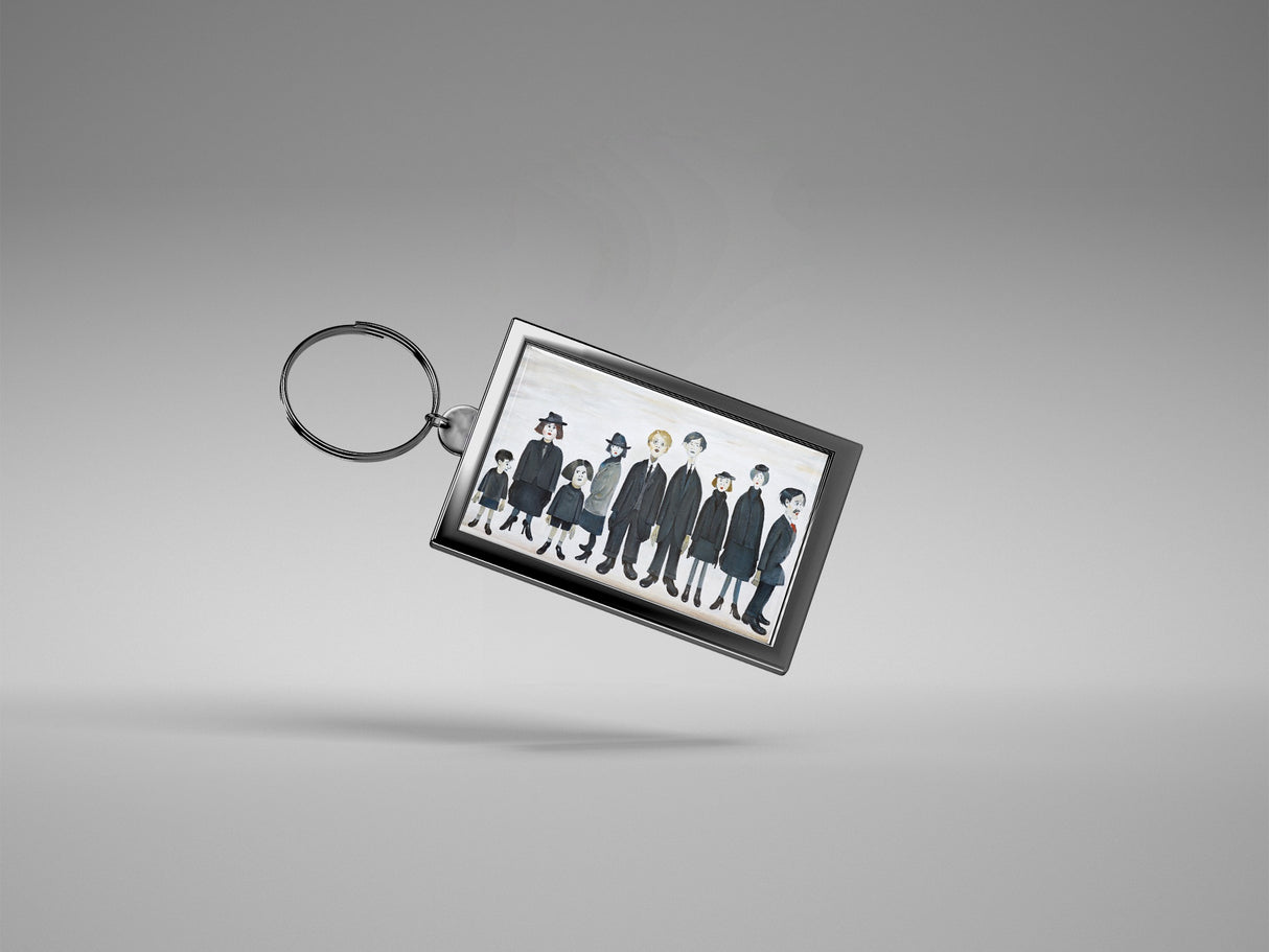LS Lowry Keyring: The Funeral Party (1953)