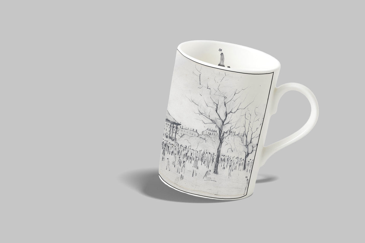 LS Lowry China Mug: Bandstand (1924)