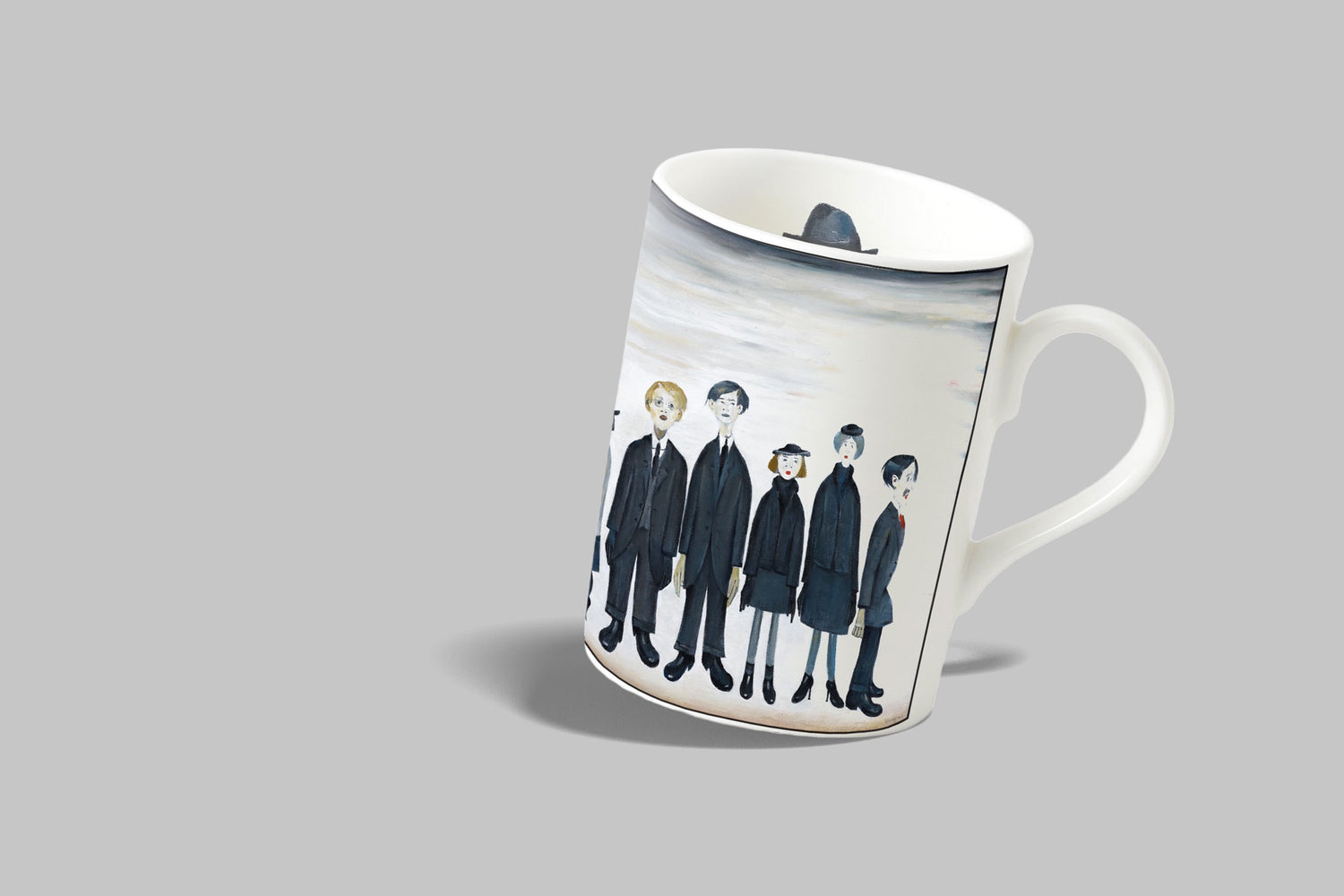 LS Lowry China Mug: Funeral Party (1953)