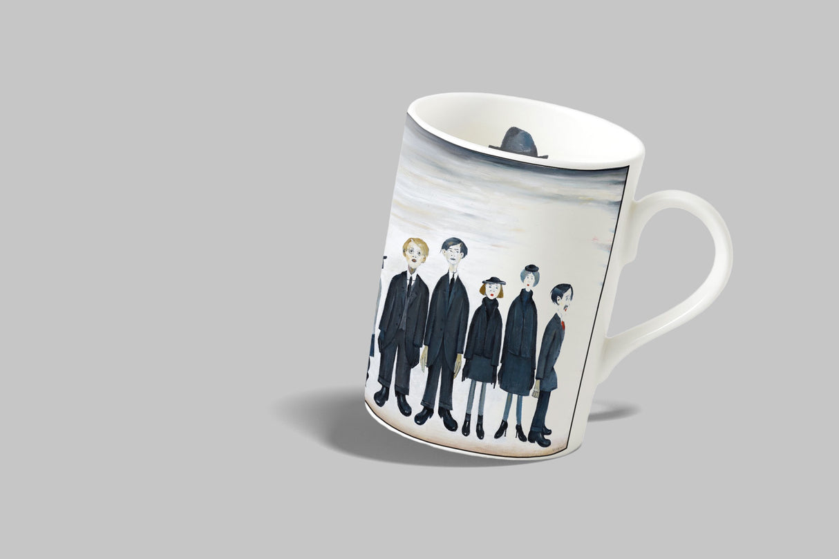LS Lowry China Mug: Funeral Party (1953)