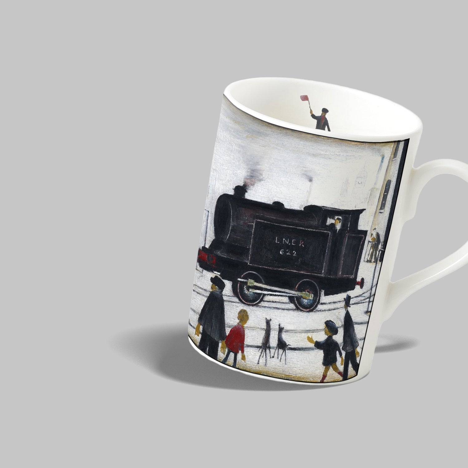 LS Lowry China Mug: Level Crossing (1946)