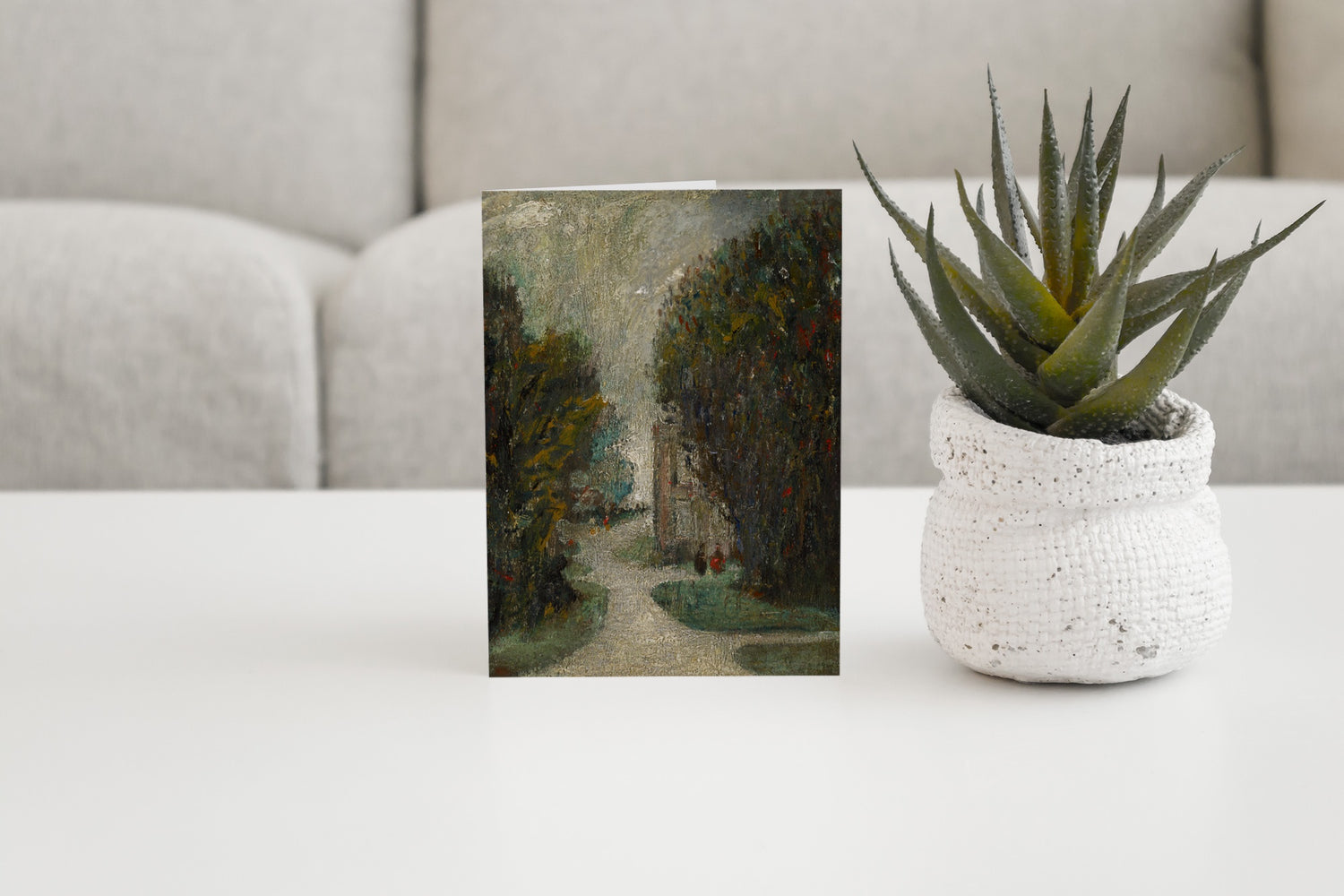 LS Lowry Greeting Card: Landscape (1912)