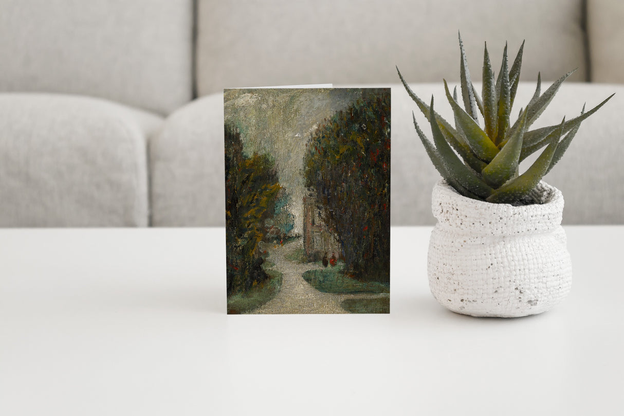 LS Lowry Greeting Card: Landscape (1912)