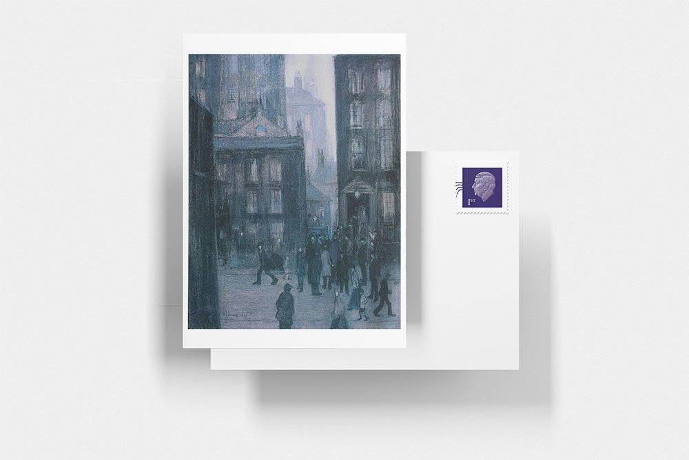 LS Lowry Postcard: Lodging House