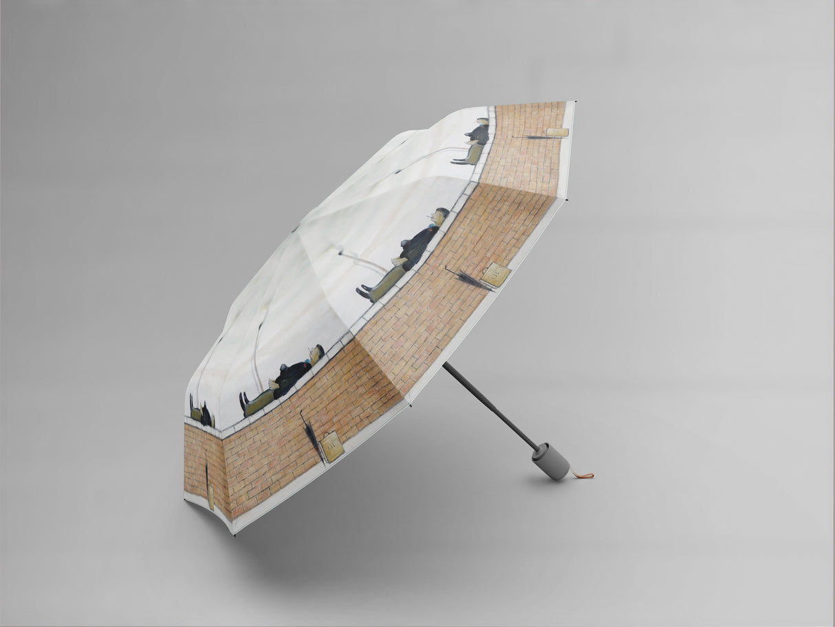 Lowry Umbrella: Man Lying on a Wall (1957)