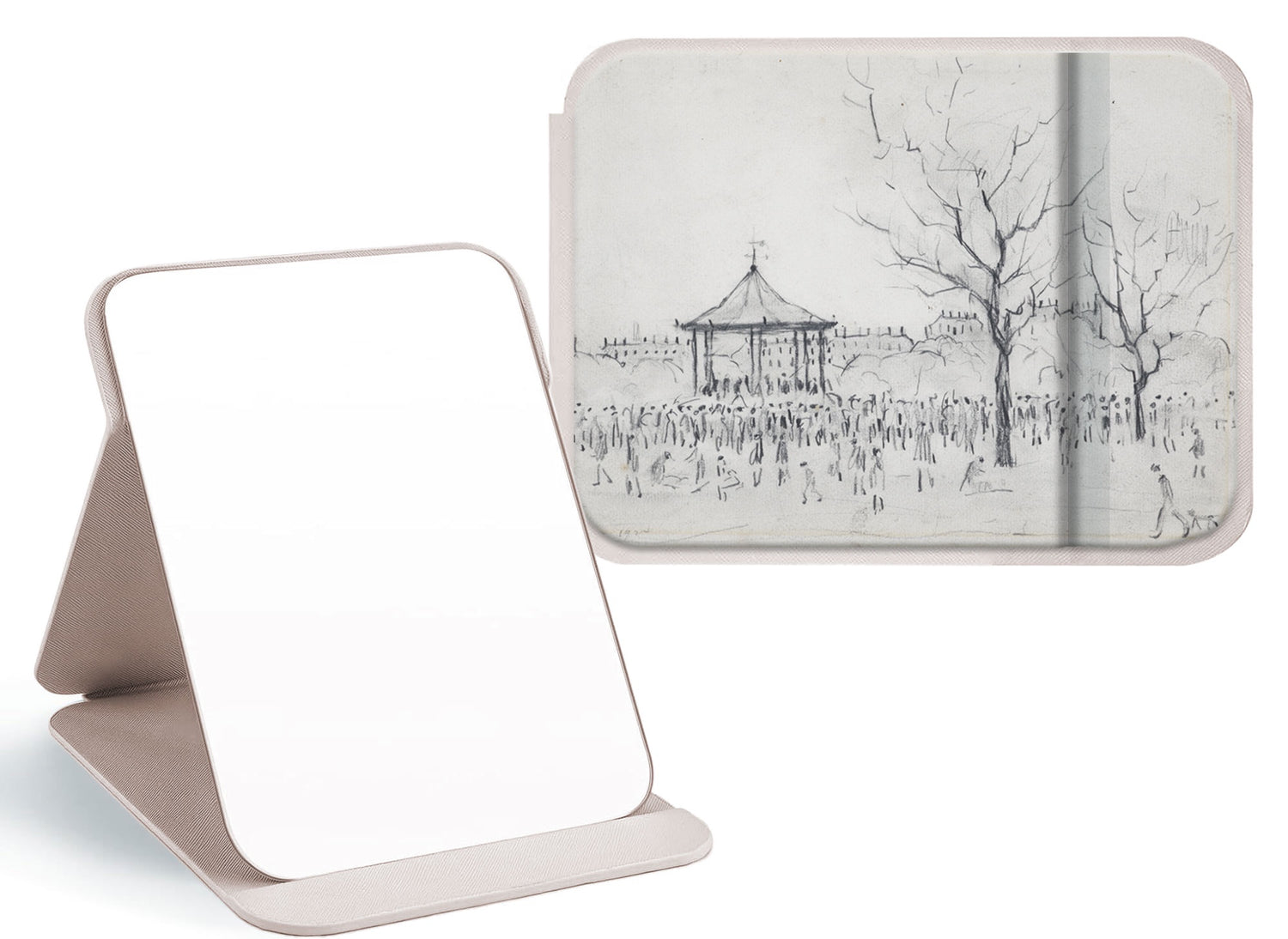 LS Lowry Mirror: Bandstand, Peel Park (1924)