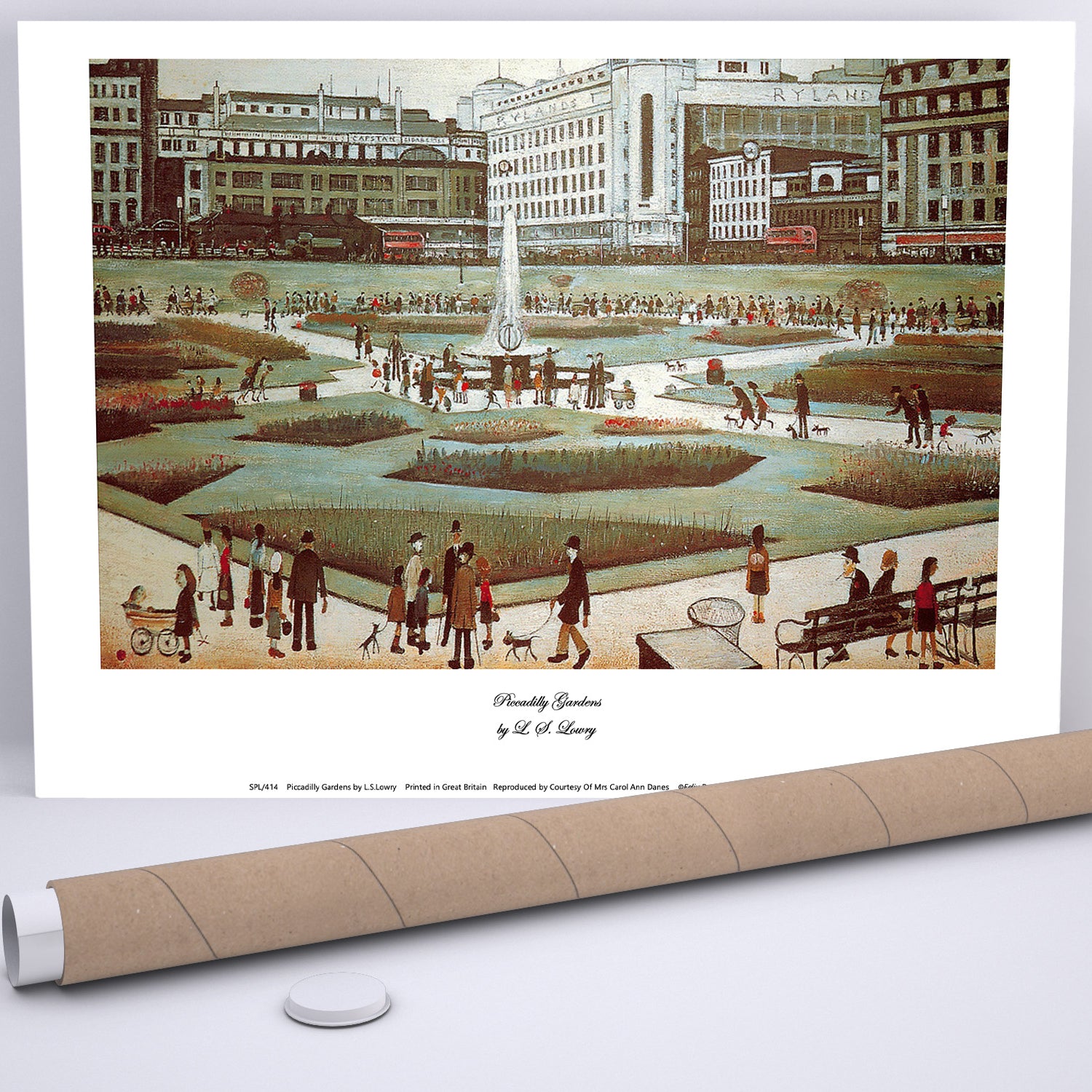Fine Art Print: Piccadilly Gardens (1954)