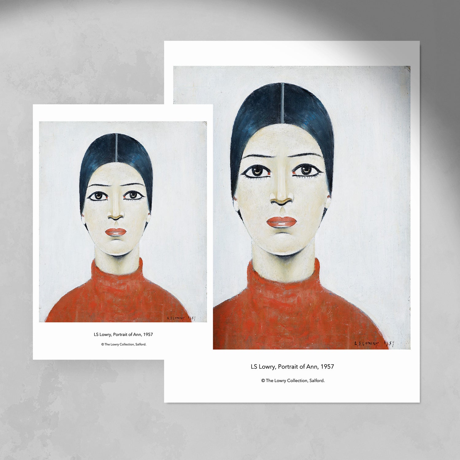 LS Lowry Print: Portrait Of Ann (1957)