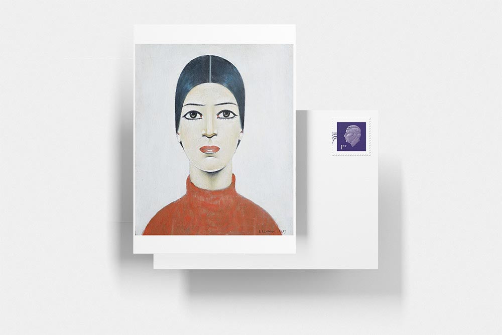 LS Lowry Postcard: Portrait of Ann