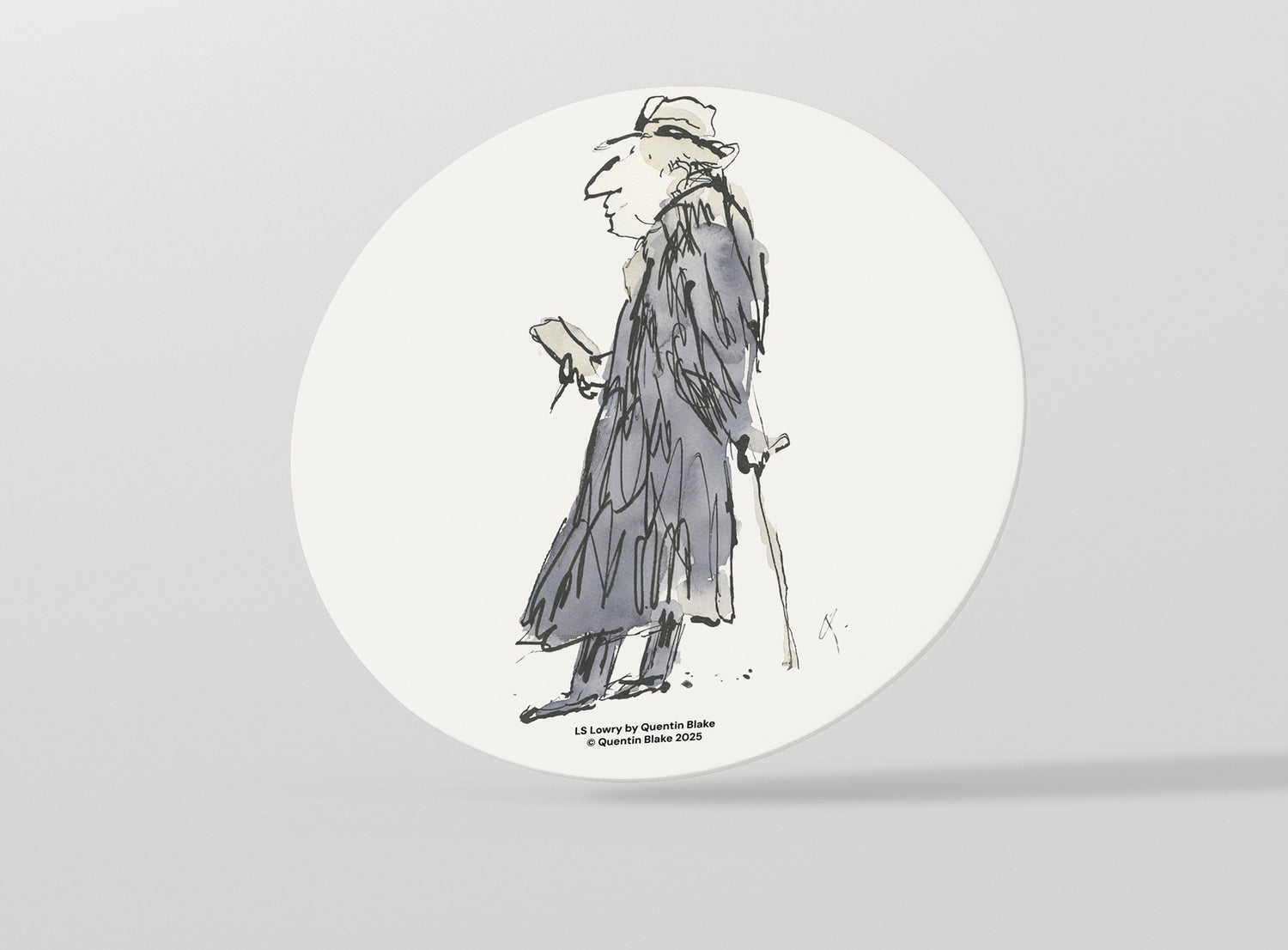 Quentin Blake X LS Lowry: Round Placemat