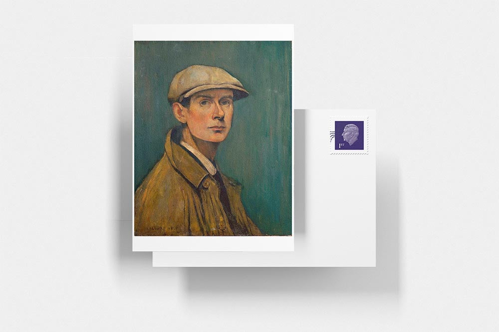 LS Lowry Postcard: Self Portrait