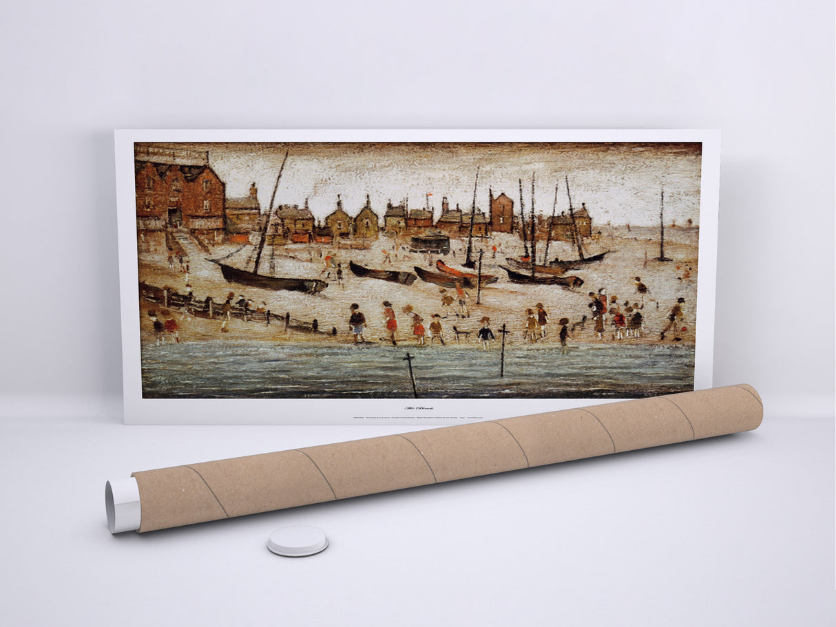 LS Lowry Print: The Beach (1947)