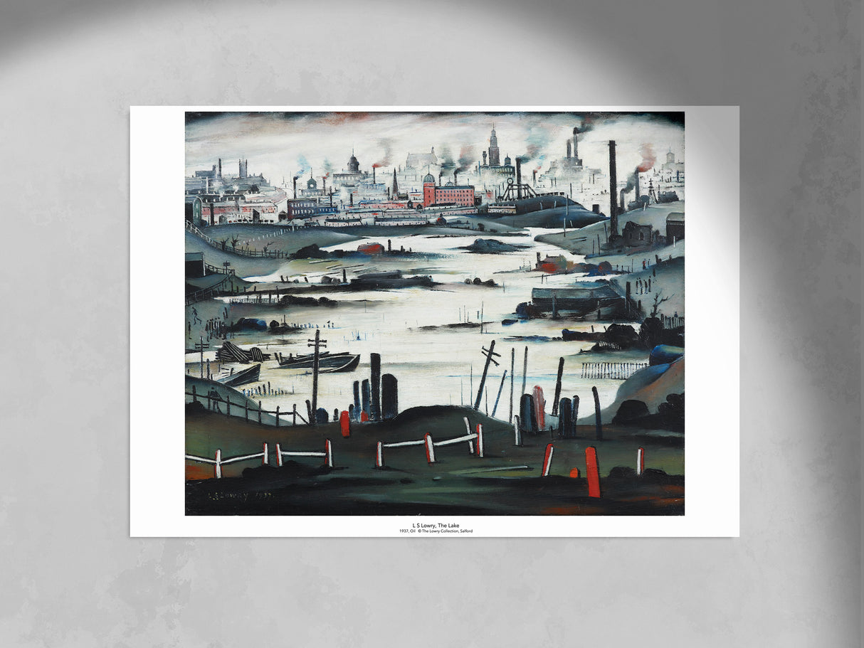 LS Lowry Print: The Lake (1937)
