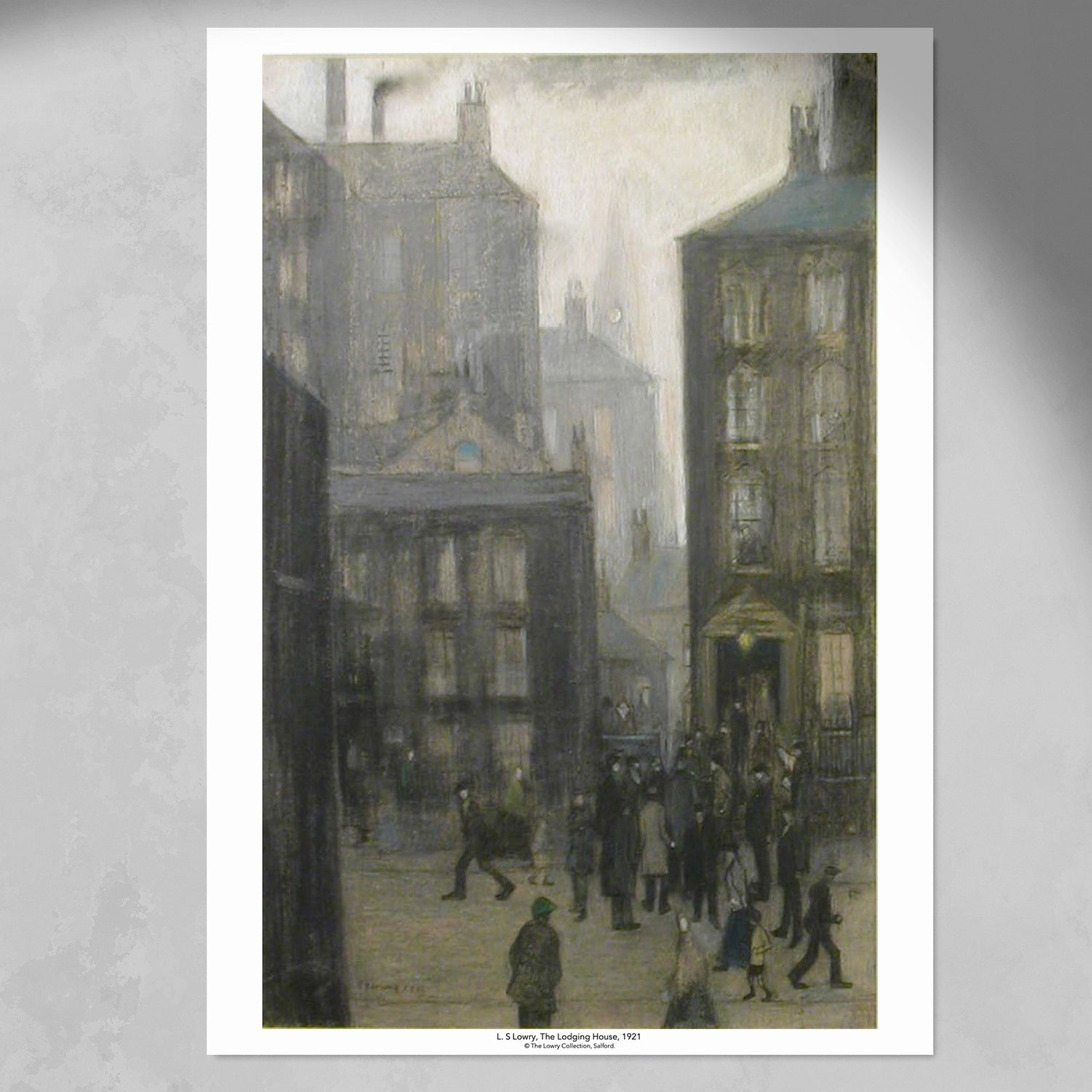 LS Lowry Print: The Lodging House (1921)