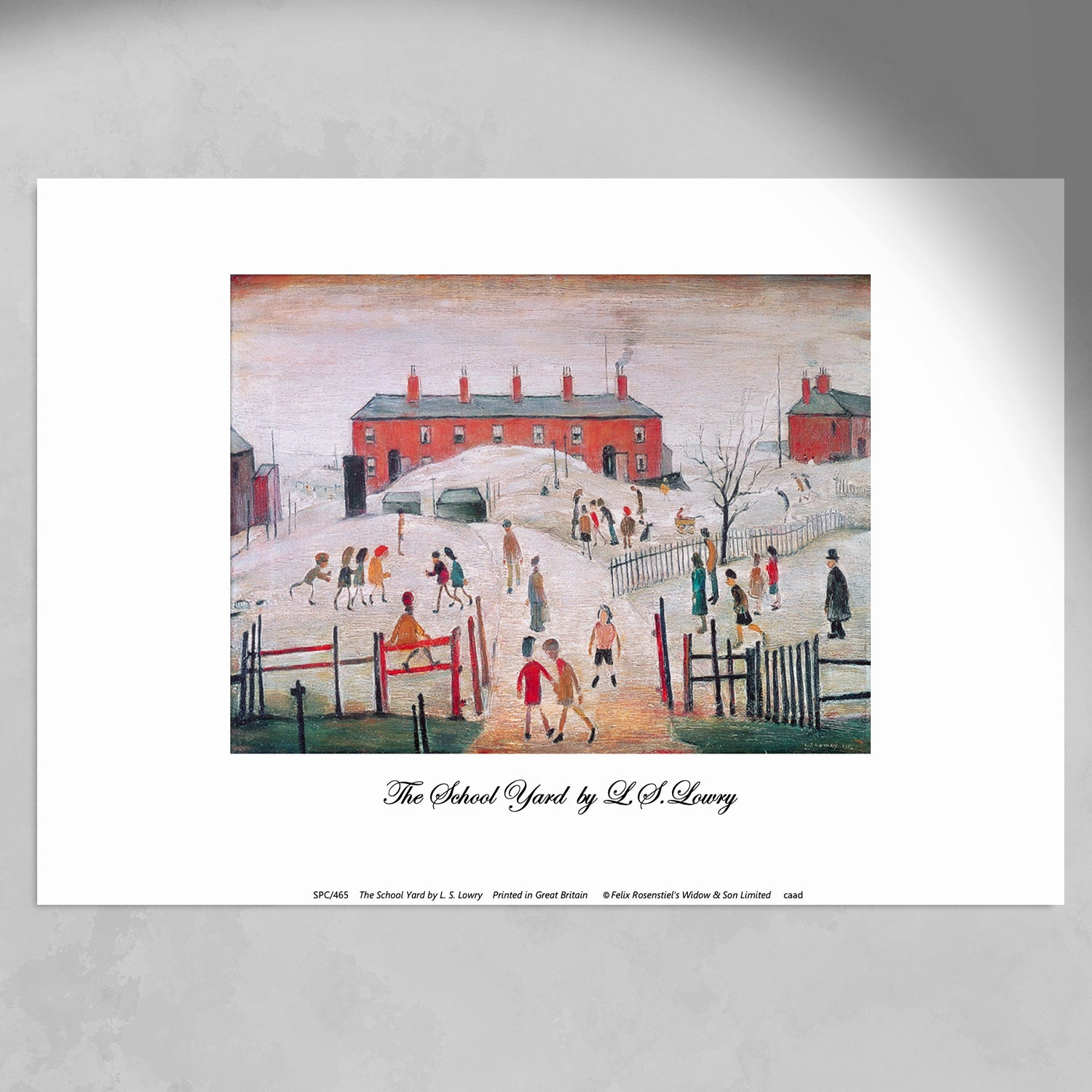 Fine Art Print: The Schoolyard (1956)