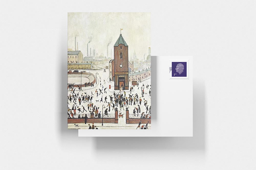 LS Lowry Postcard: Town Centre