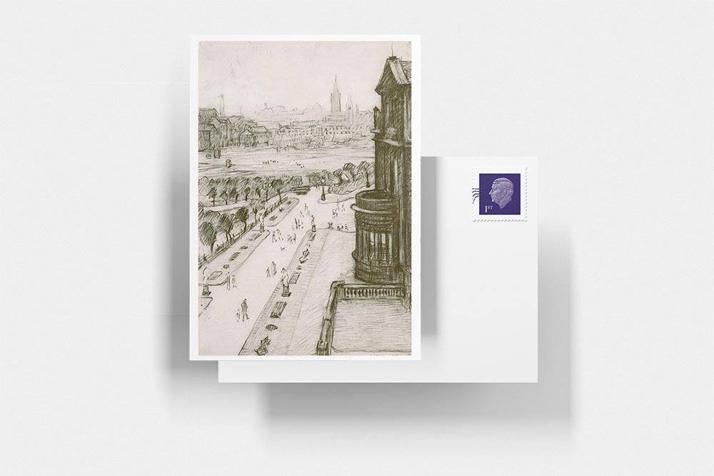 LS Lowry Postcard: View from Window