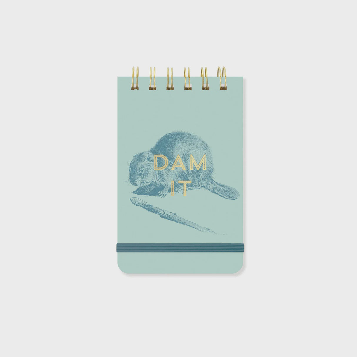 Vintage Sass Twin Wire Notepad: Dam It