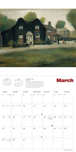 LS Lowry 2026 Wall Calendar