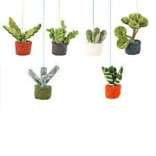 Felt Hanging Mini Plants