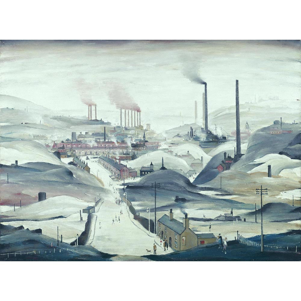 LS Lowry Print: Industrial Panorama 1972