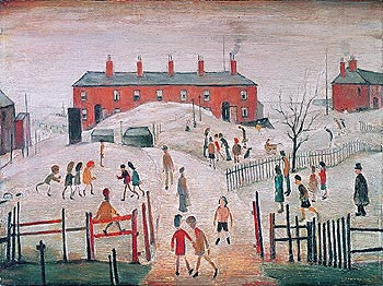 The Schoolyard (1956) Fine Art Print