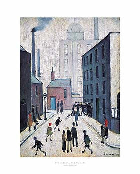 LS Lowry Print: Industrial Scene (1953)