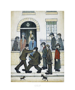 Picture of LS Lowry A Fight print