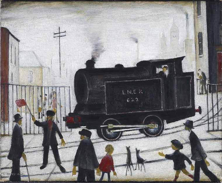 LS Lowry Print: Level Crossing (1946)