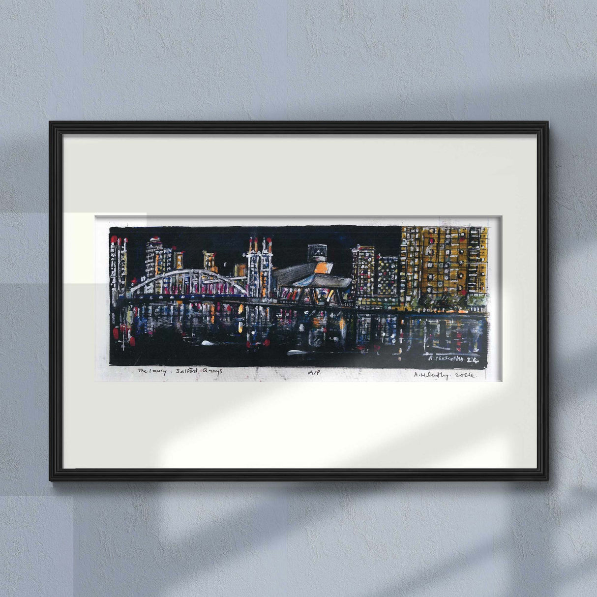 Anthony McCarthy Framed Print: The Lowry, Salford Quays (Artist Proof)