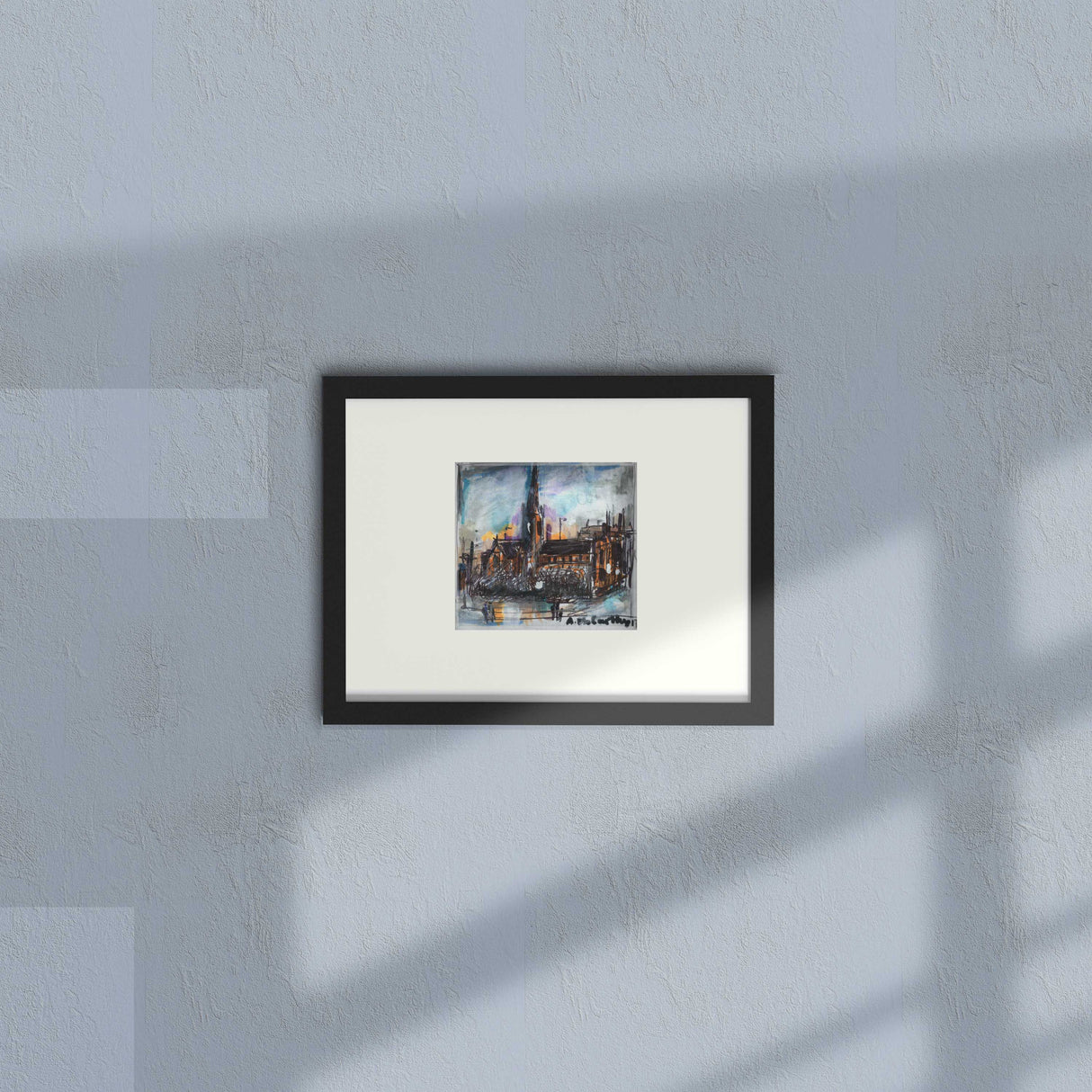 Anthony McCarthy Framed Print: Salford Cathedral (Original Artwork)